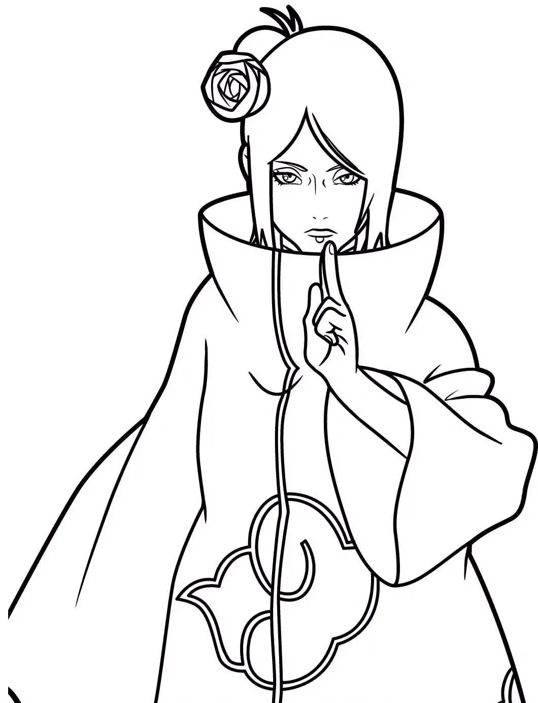 Akatsuki Coloring Pages 17