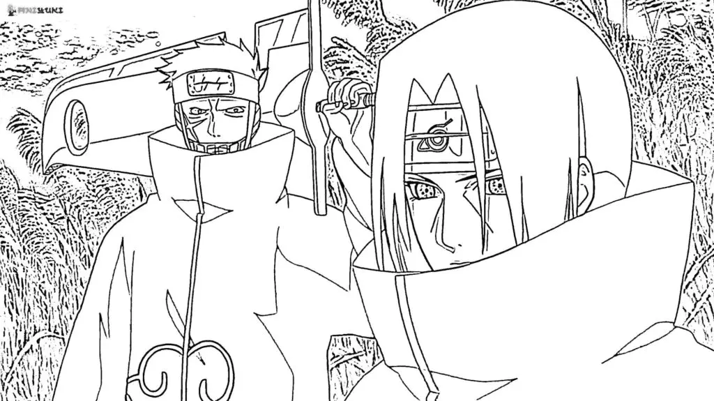 Akatsuki Coloring Pages 34