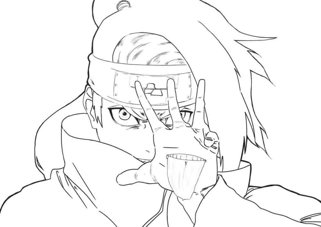 Akatsuki Coloring Pages 35