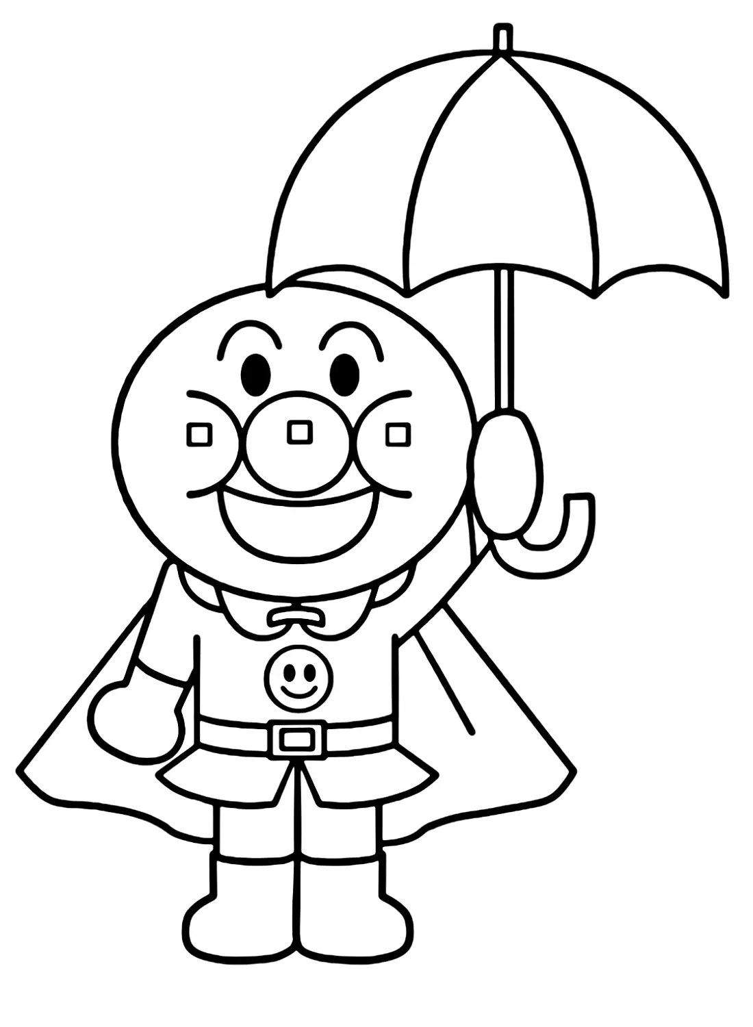 Anpanman Coloring Pages 9