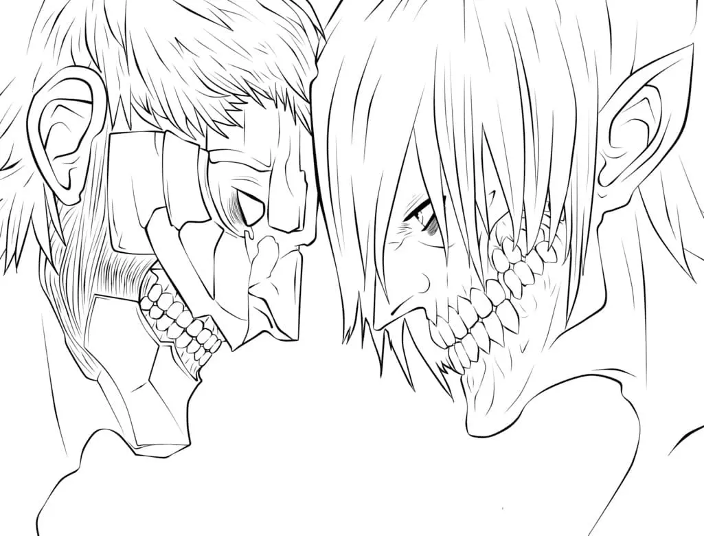 AOT Coloring Pages 3