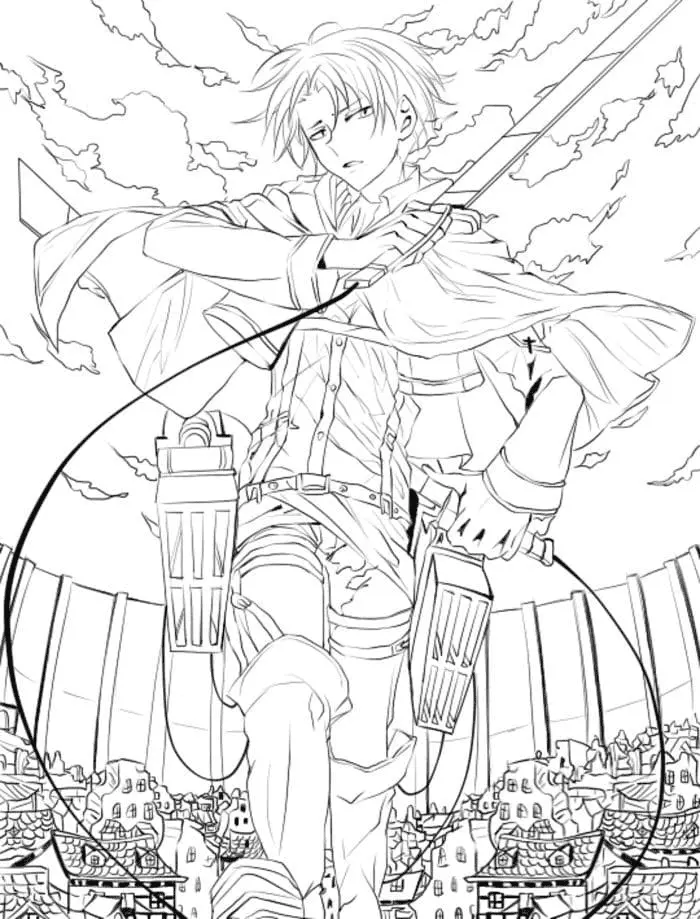 AOT Coloring Pages 48