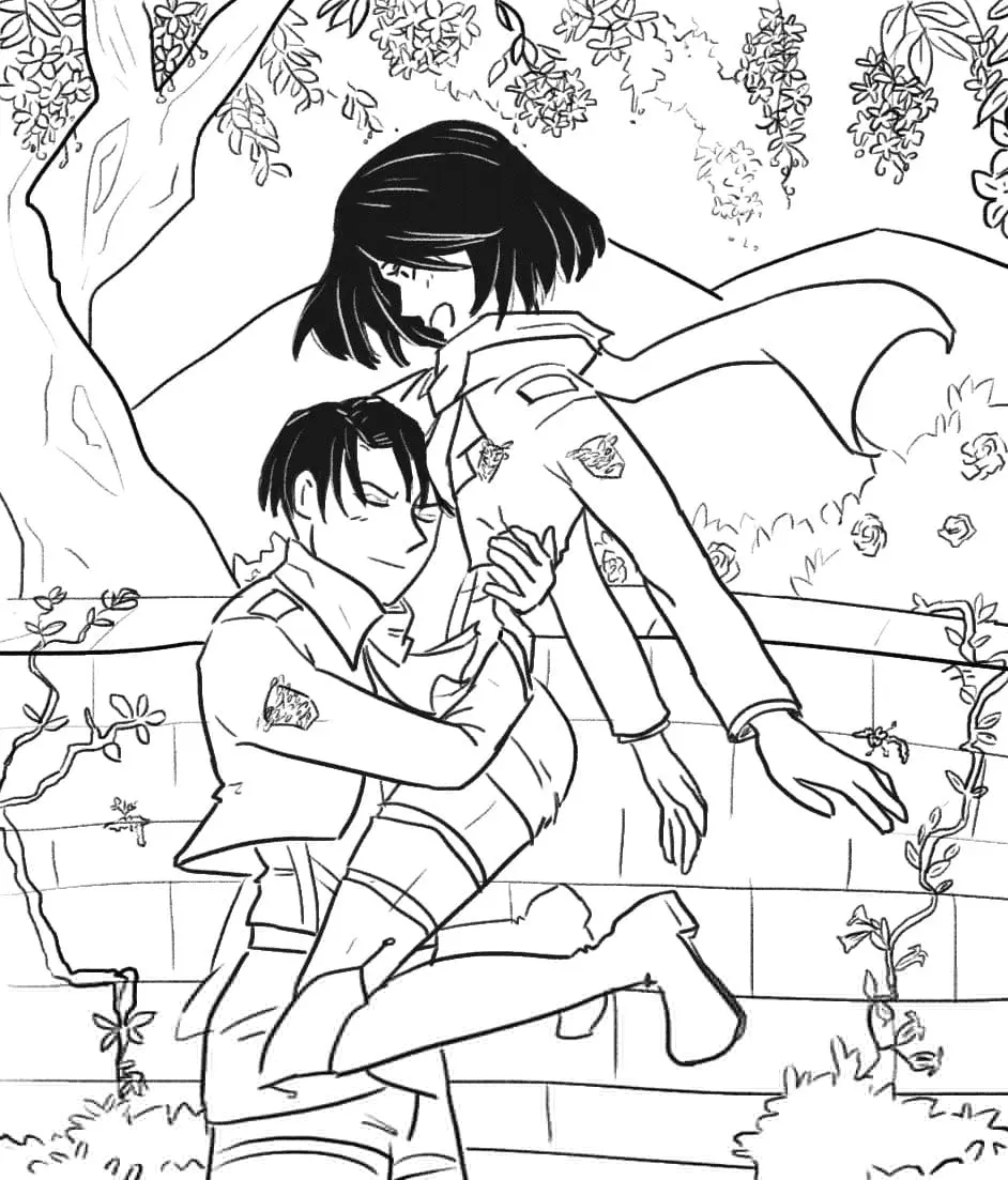 AOT Coloring Pages 71