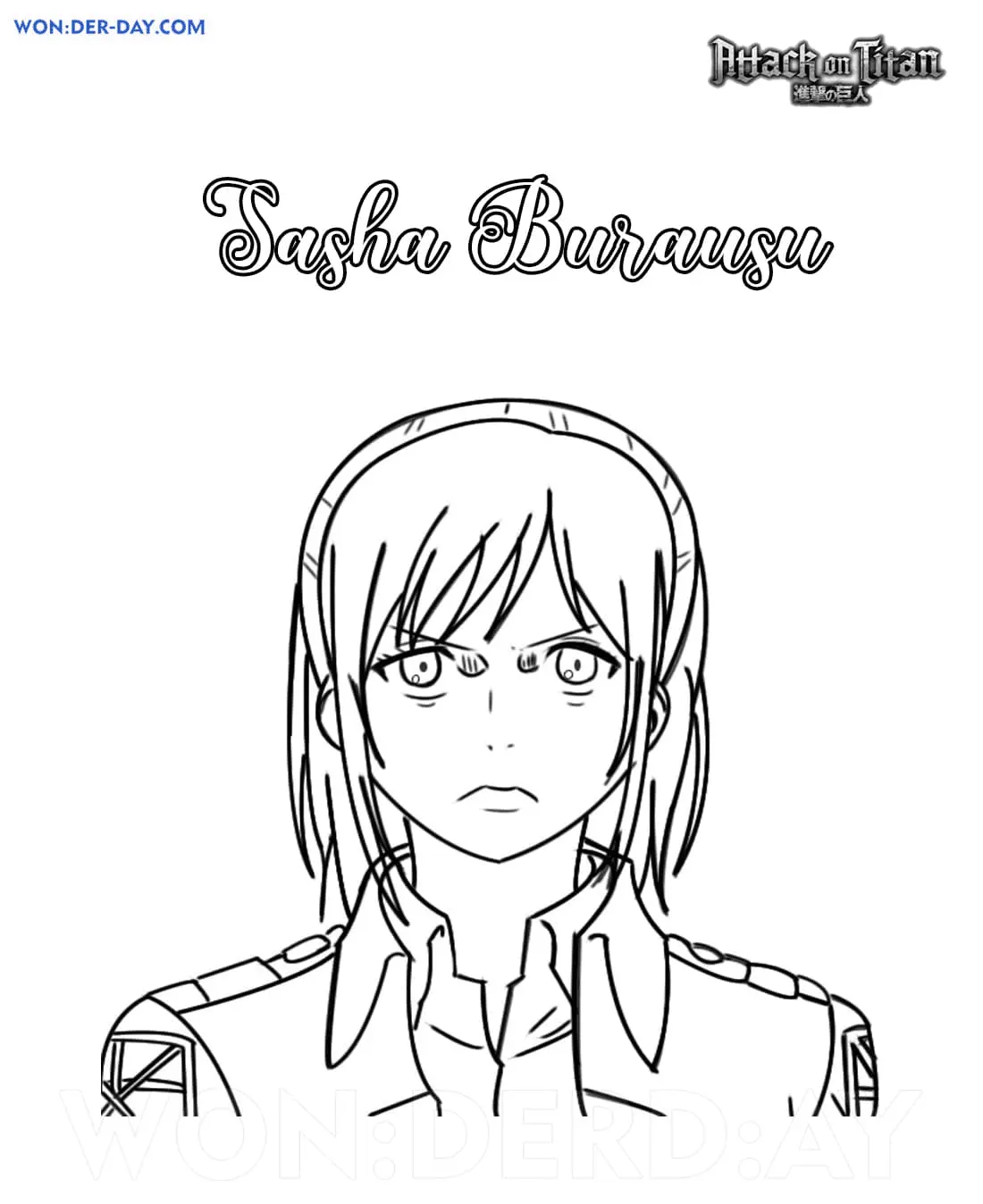 AOT Coloring Pages 86