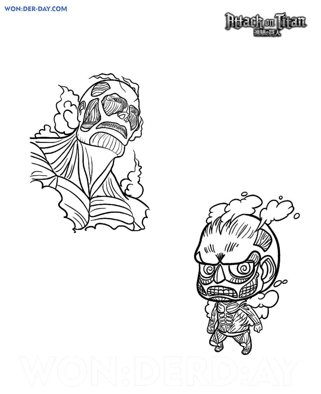 AOT Coloring Pages 89