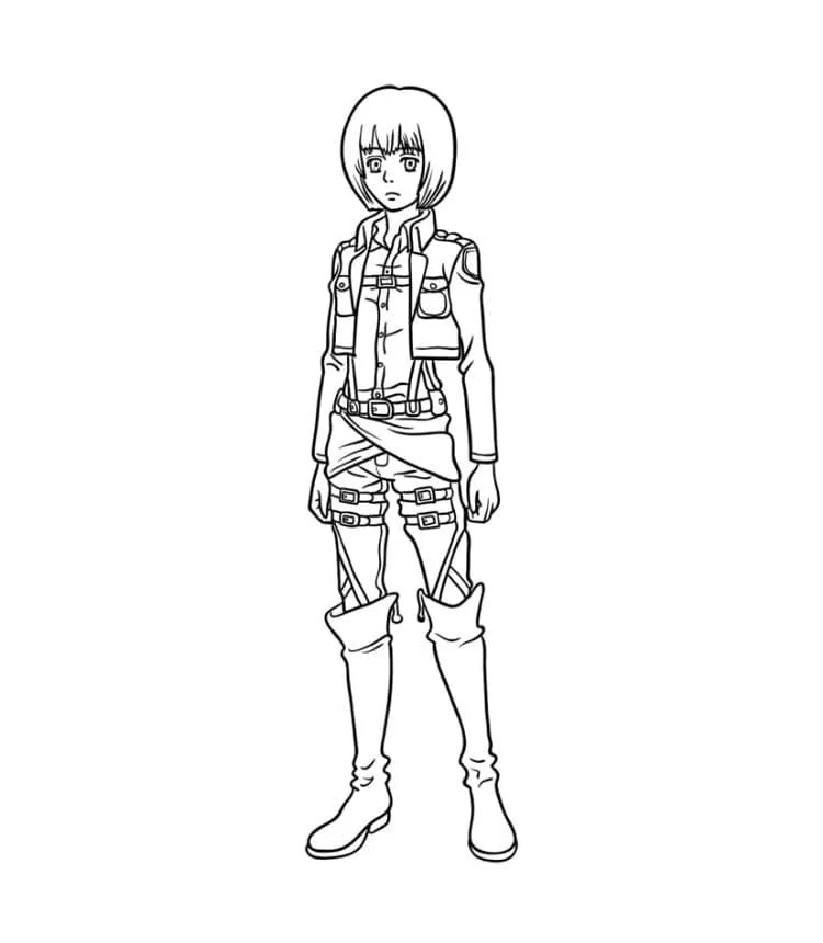 Attack On Titan AOT Coloring Pages 46