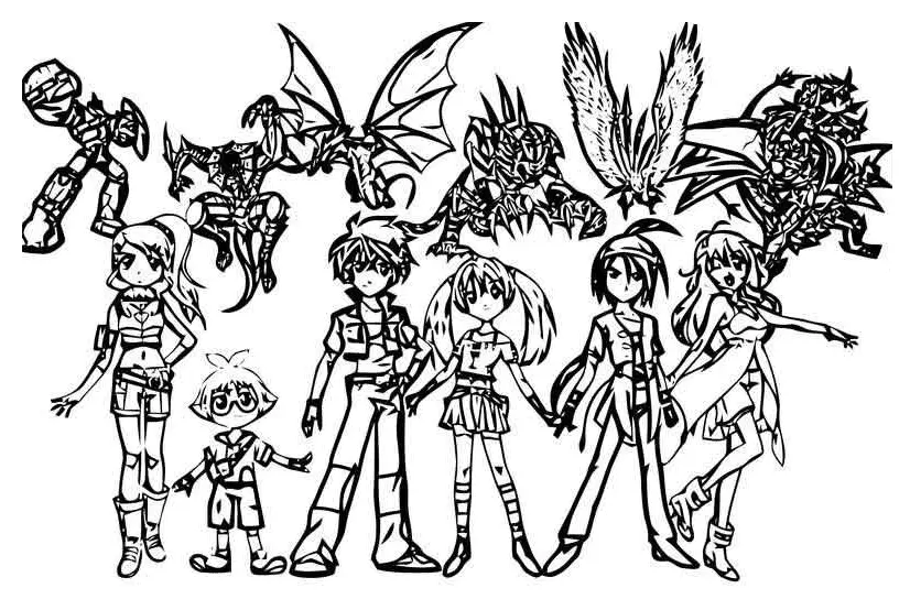 Bakugan Coloring Pages 21