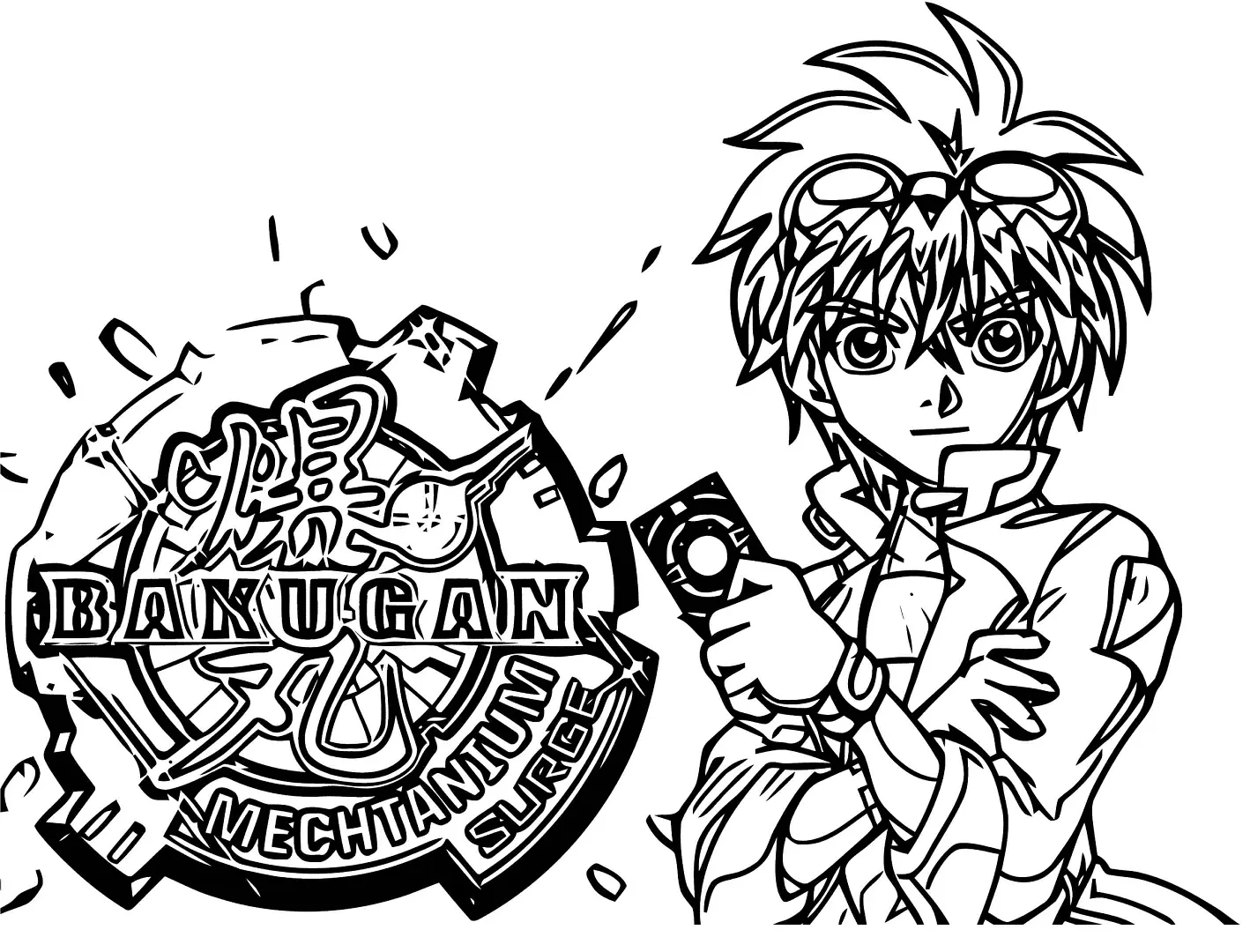 Bakugan Coloring Pages 31