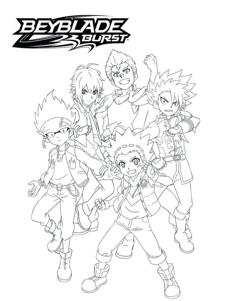 Beyblade Coloring Pages 10