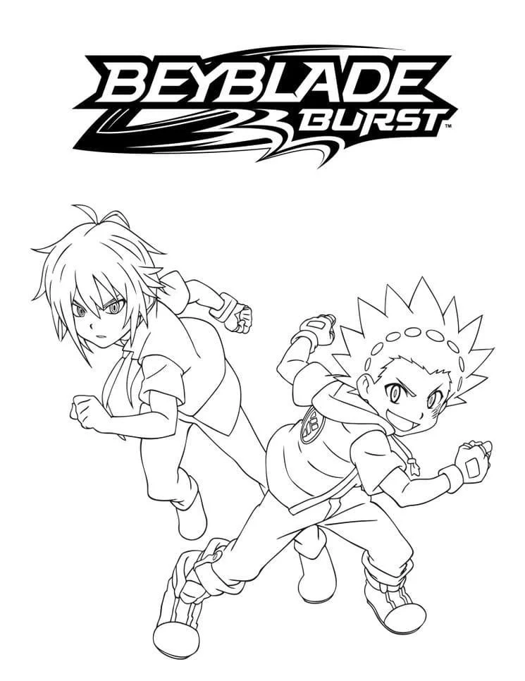 Beyblade Coloring Pages 12