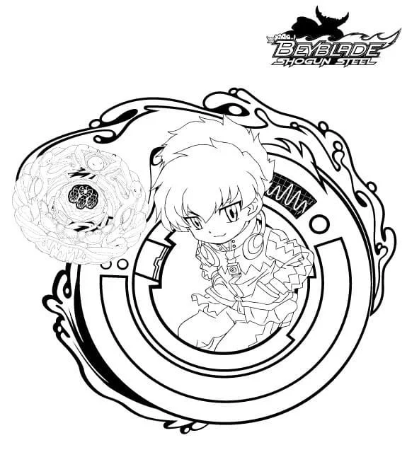 Beyblade Coloring Pages 16