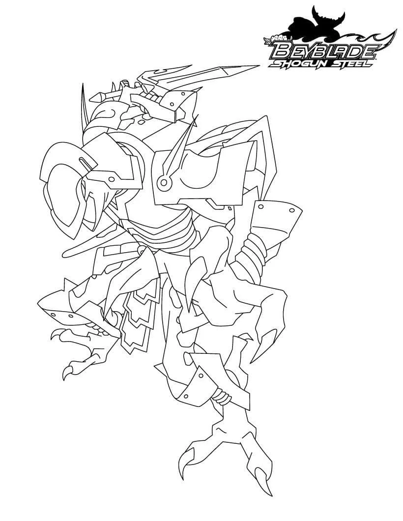 Beyblade Coloring Pages 18