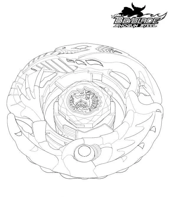 Beyblade Coloring Pages 22