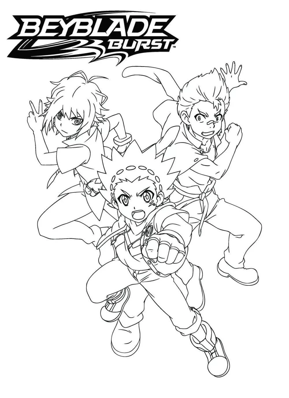 Beyblade Coloring Pages 26