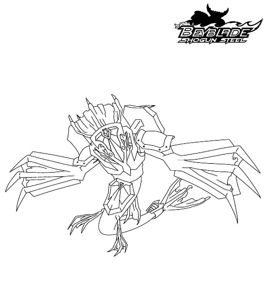 Beyblade Coloring Pages 27