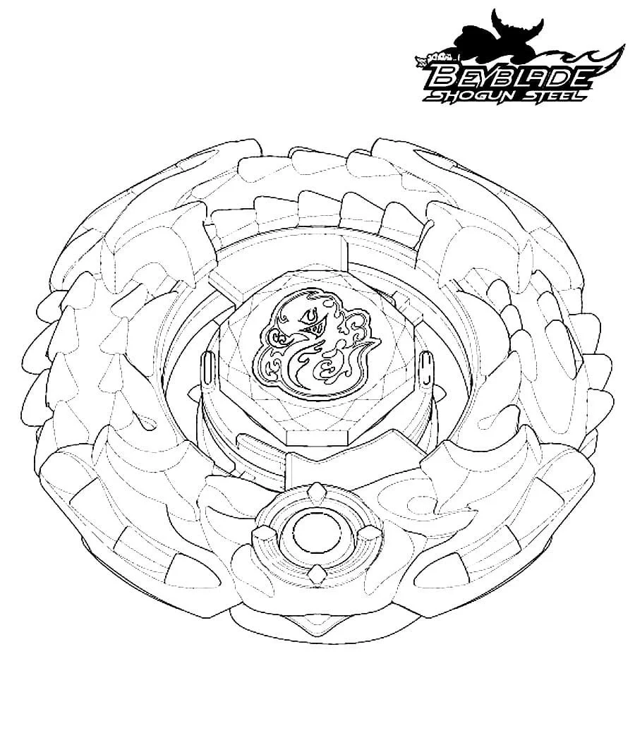 Beyblade Coloring Pages 45