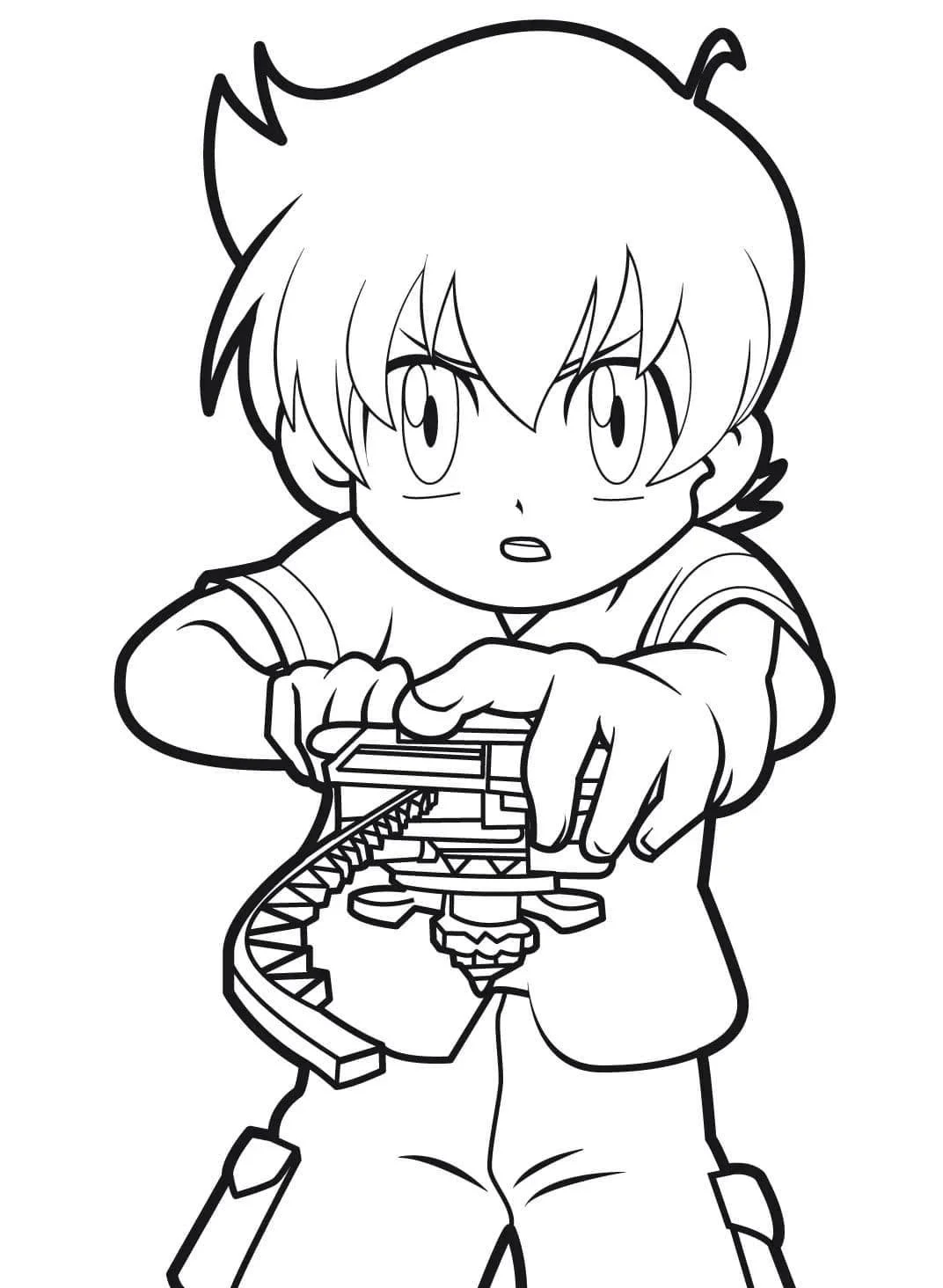 Beyblade Coloring Pages 48