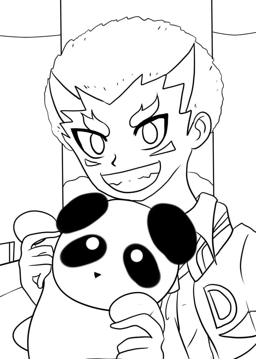 Beyblade Coloring Pages 64