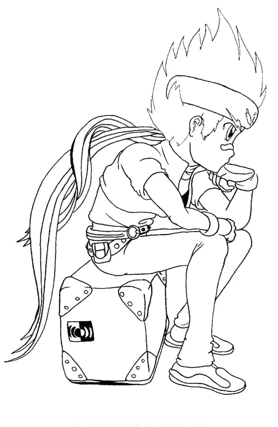 Beyblade Coloring Pages 73