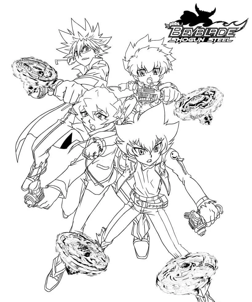 Beyblade Coloring Pages