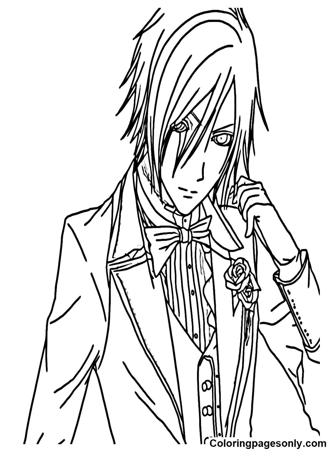 Black Butler Coloring Pages 10