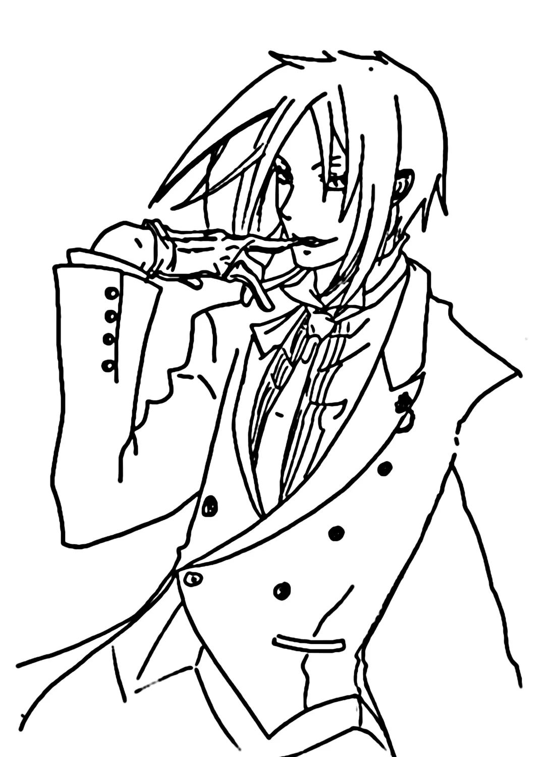 Black Butler Coloring Pages 11