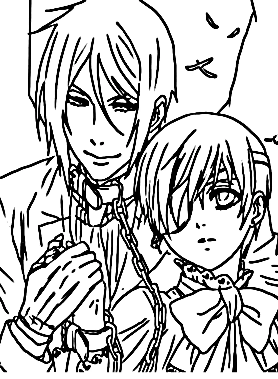 Black Butler Coloring Pages 12