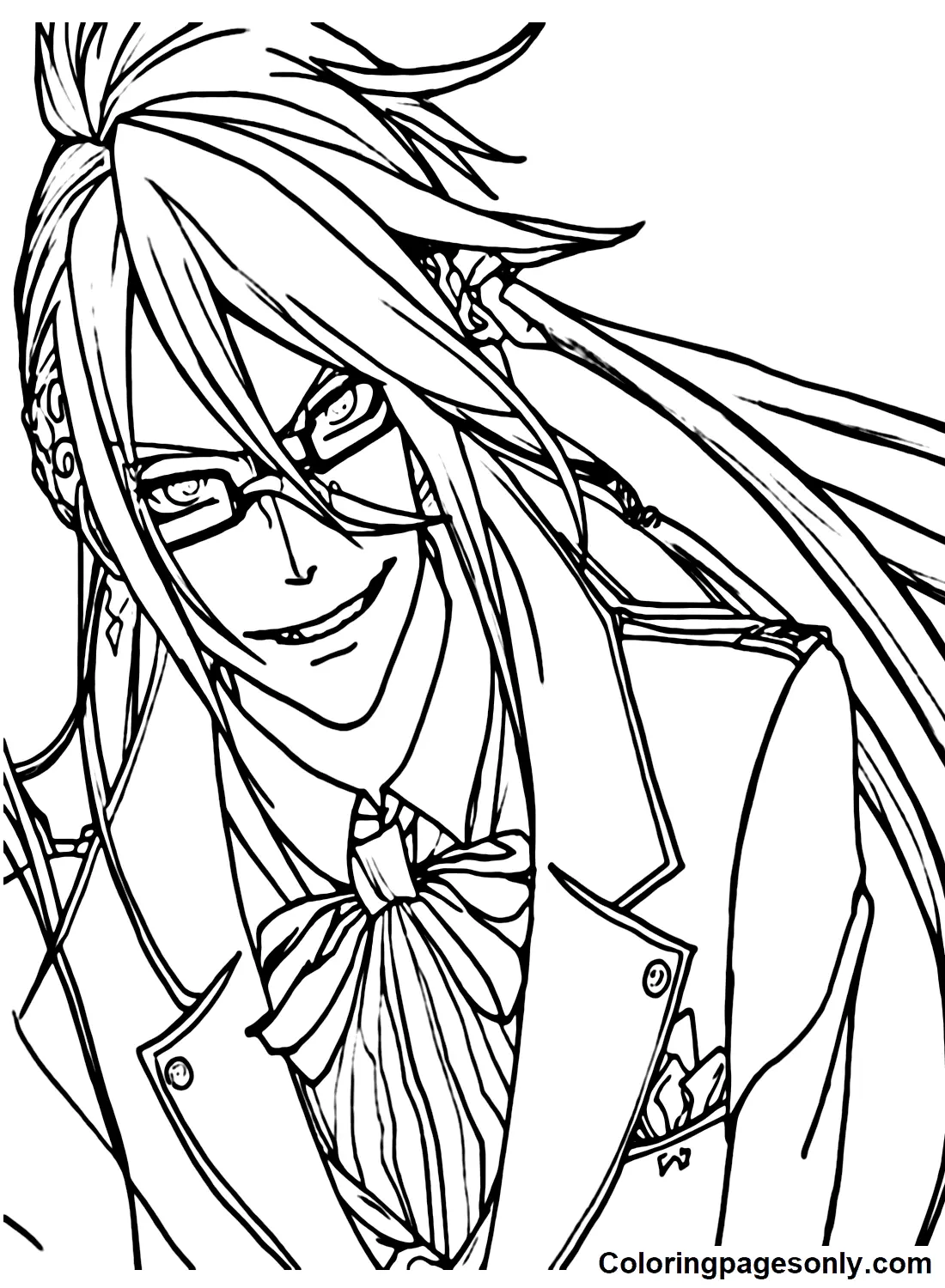 Black Butler Coloring Pages 16