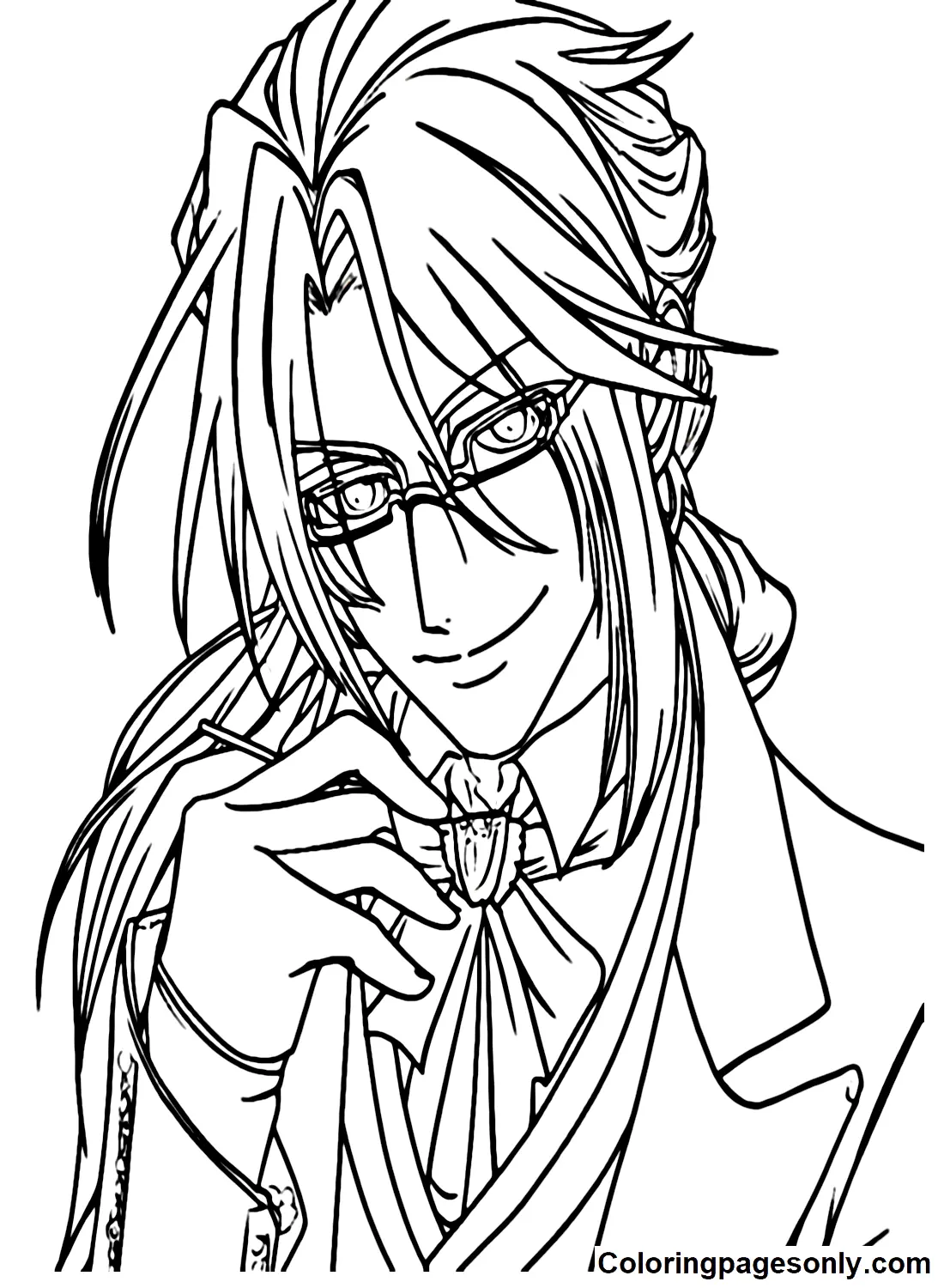 Black Butler Coloring Pages 4