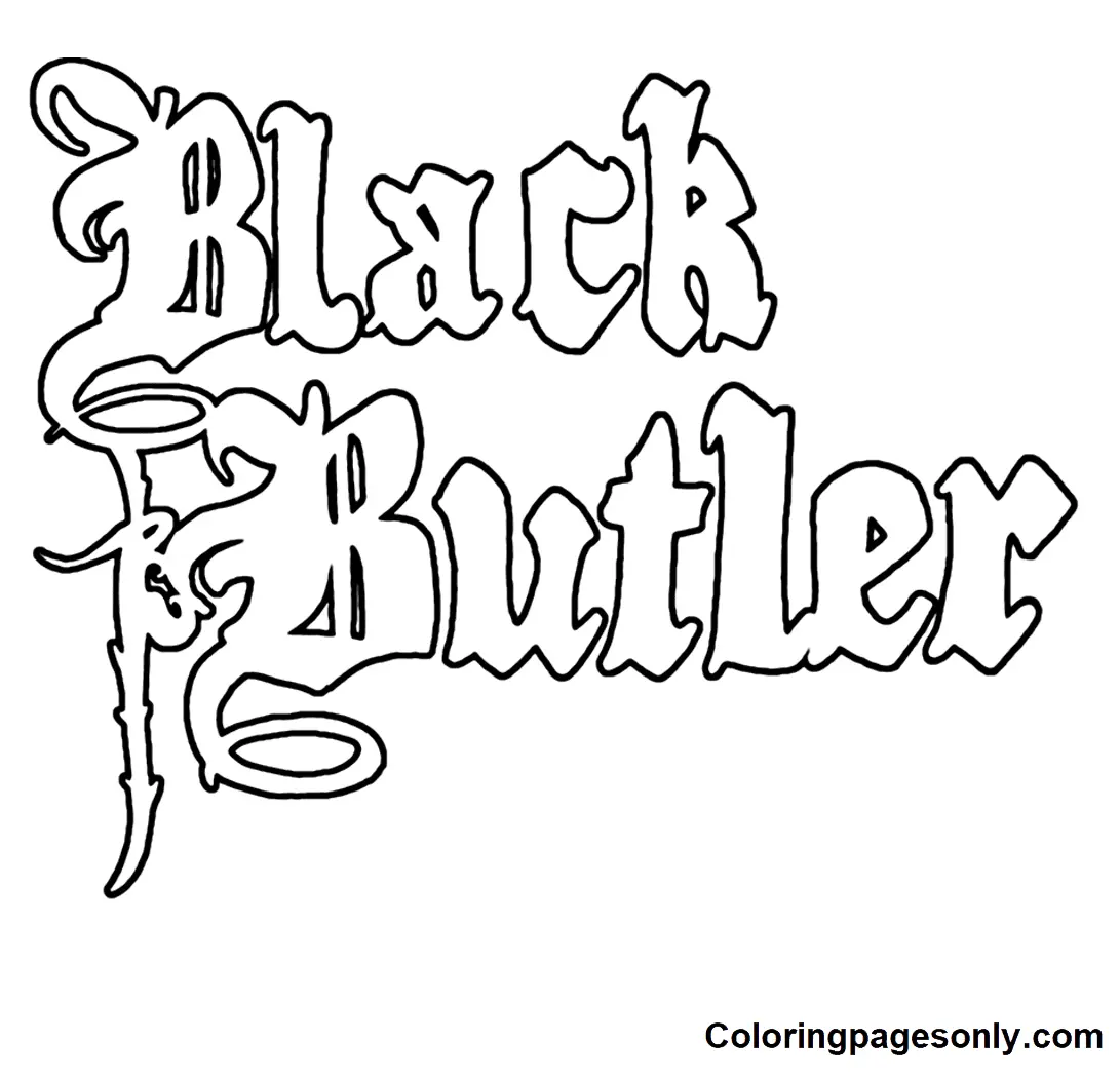 Black Butler Coloring Pages 6