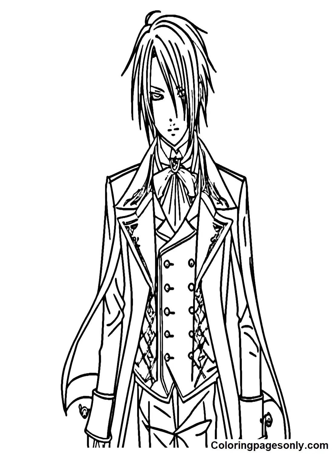 Black Butler Coloring Pages 7