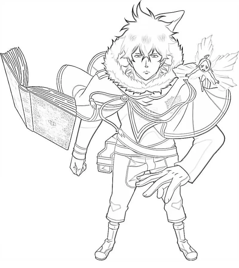 Black Clover Coloring Pages 37