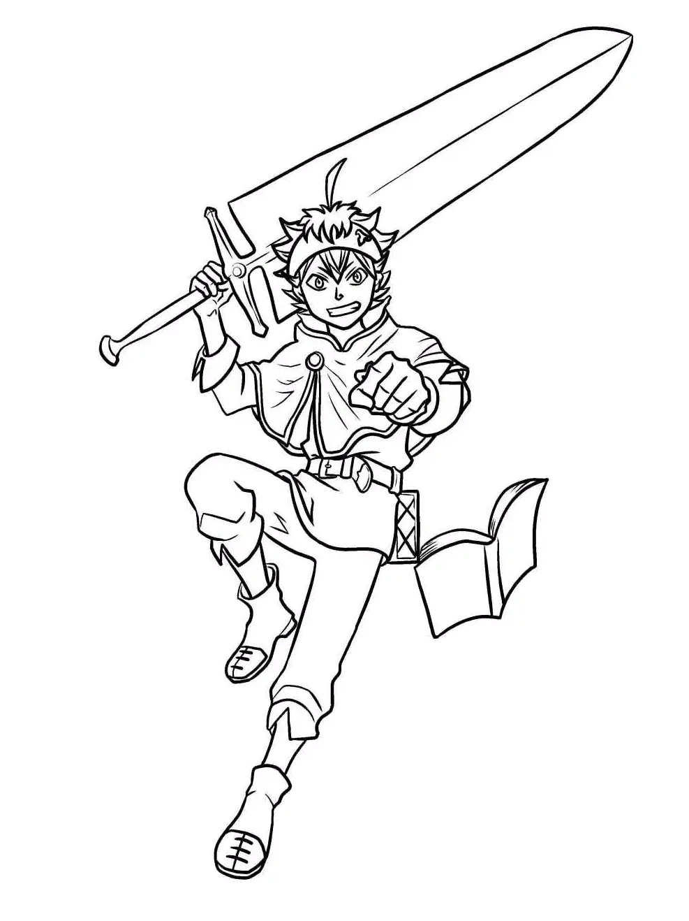 Black Clover Coloring Pages 8