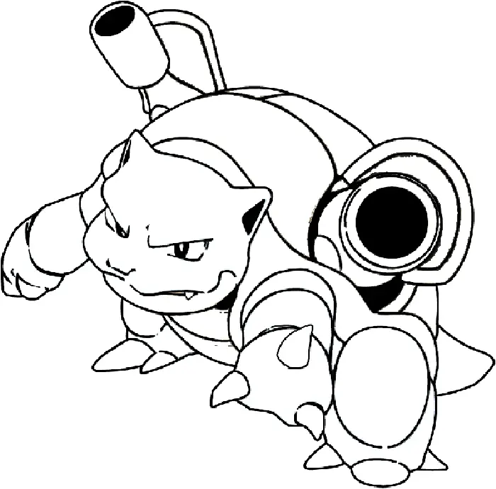 Blastoise Coloring Pages