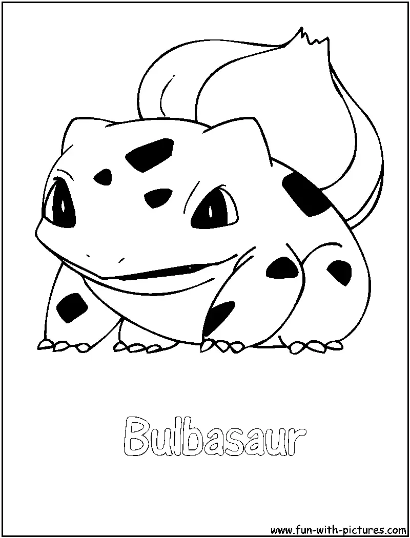 Bulbasaur Coloring Pages 10