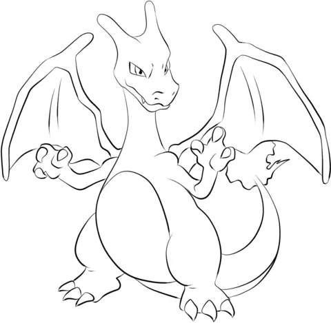 Charizard Coloring Pages 5