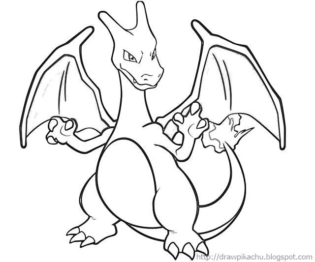 Charizard Coloring Pages 7