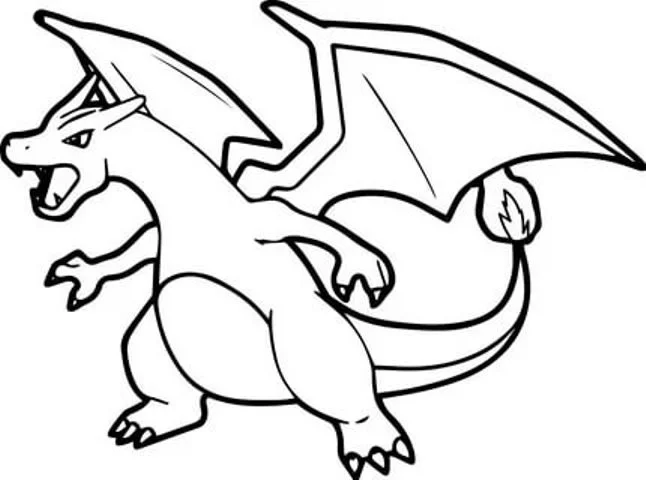 Charizard Coloring Pages 8