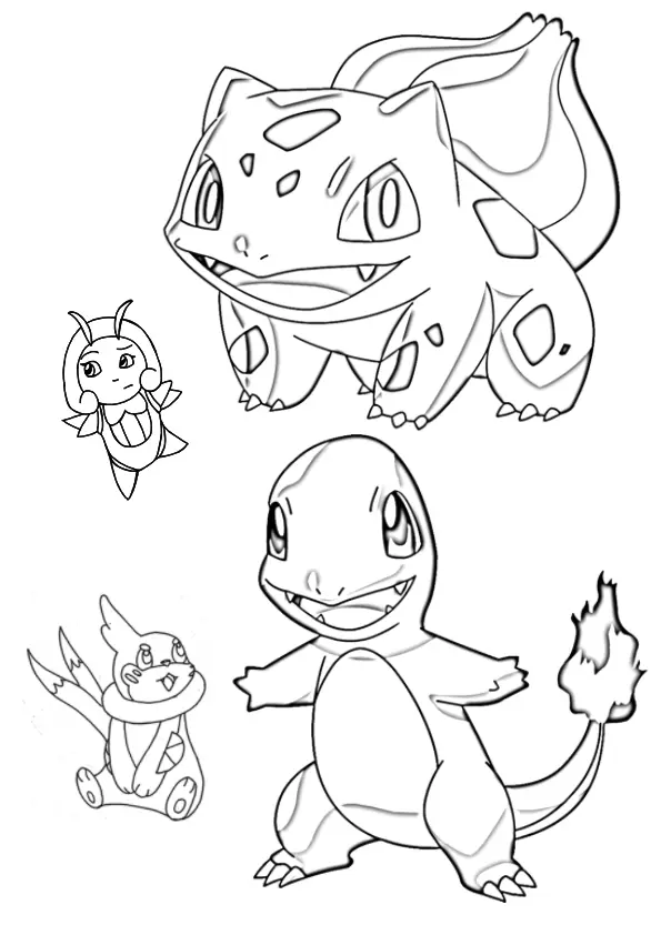 Charmander Coloring Pages