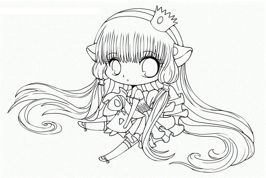 Chibi Coloring Pages 24