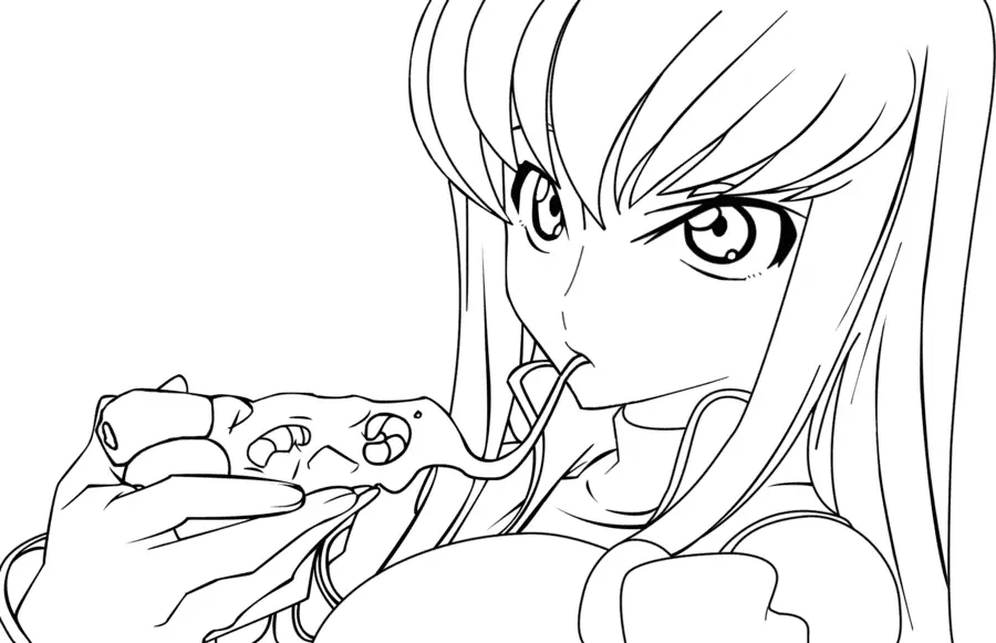 Code Geass Coloring Pages 14