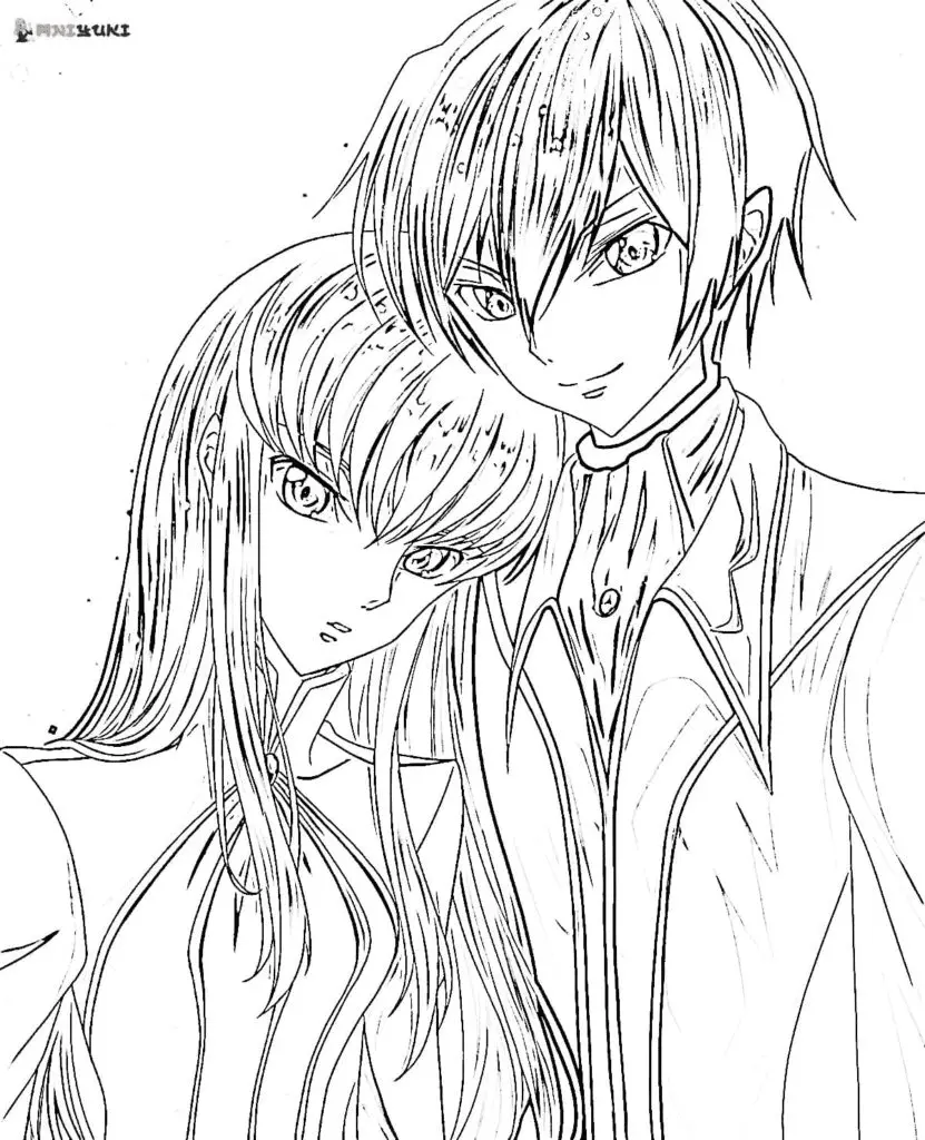 Code Geass Coloring Pages 20