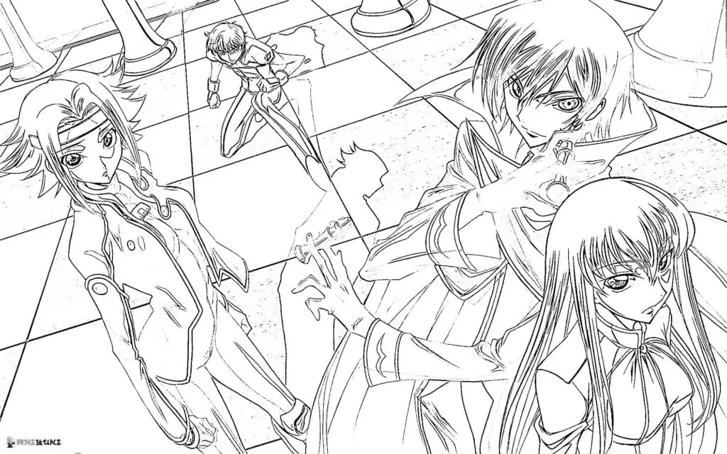 Code Geass Coloring Pages