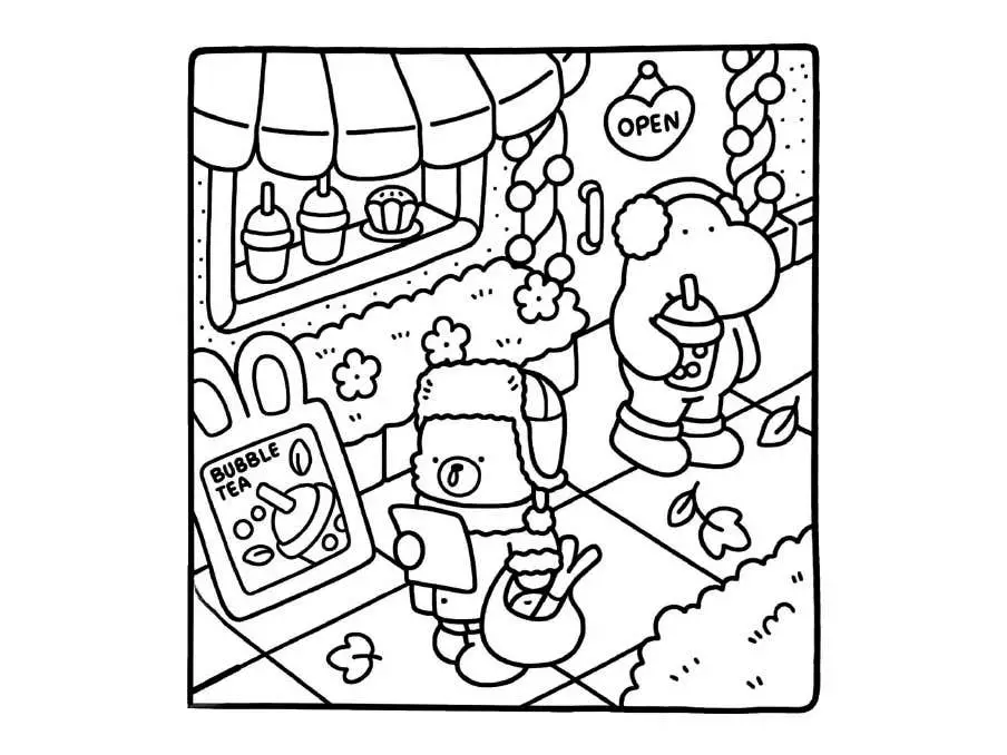 Comfy Days Coloring pages 17