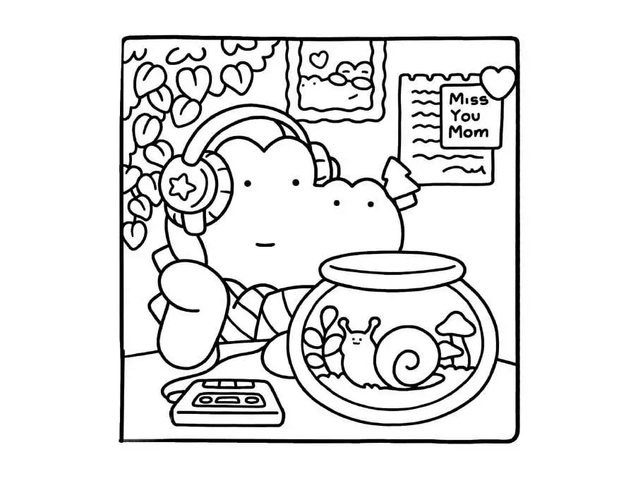 Comfy Days Coloring pages 18