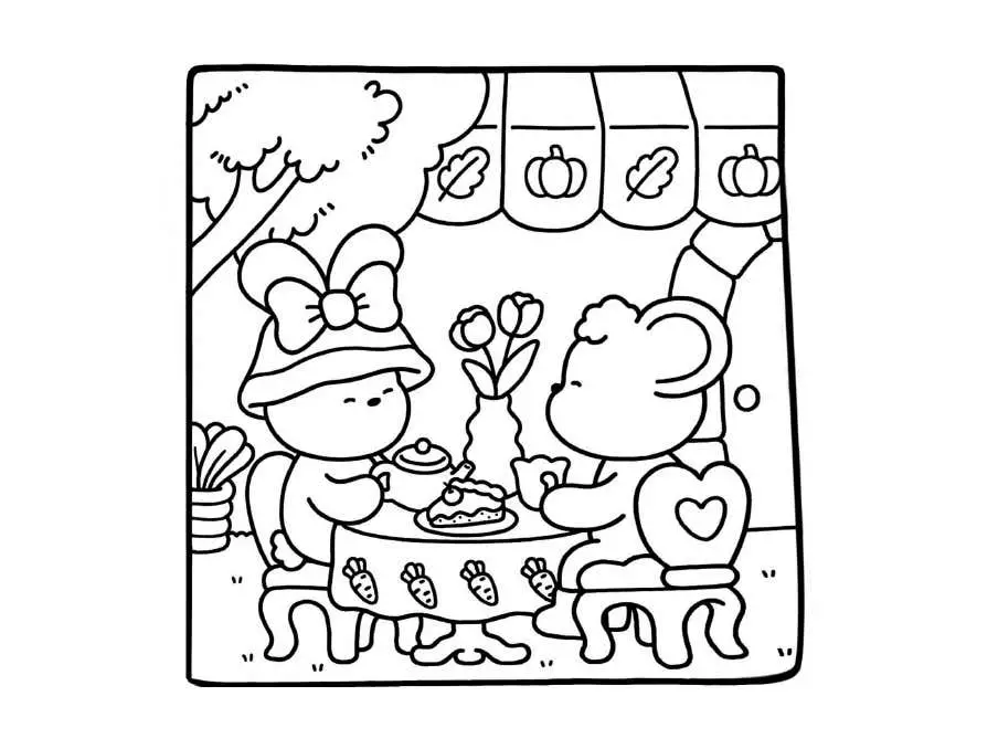 Comfy Days Coloring pages 2