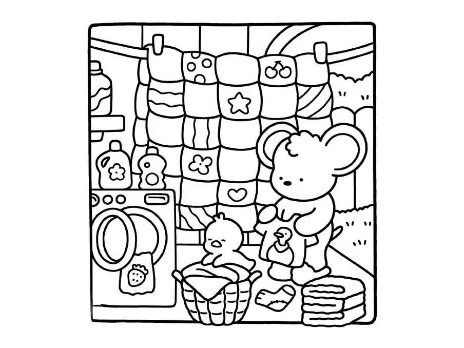 Comfy Days Coloring pages 21