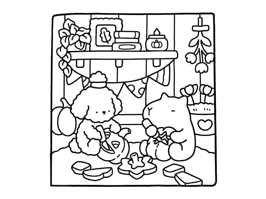 Comfy Days Coloring pages 27