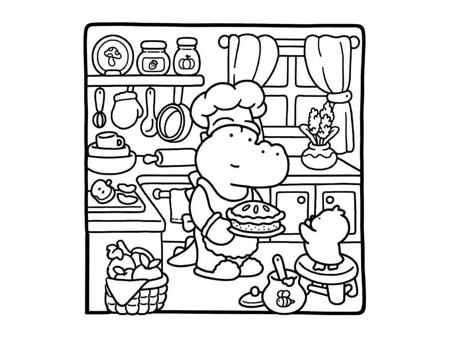 Comfy Days Coloring pages 3