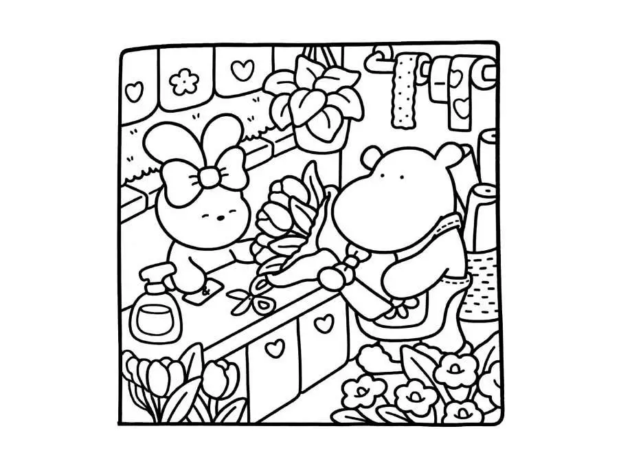 Comfy Days Coloring pages 32